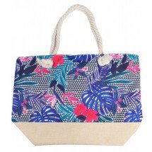 Beach Bag Happy Leaf|Strandtas|Tropische print|Canvas