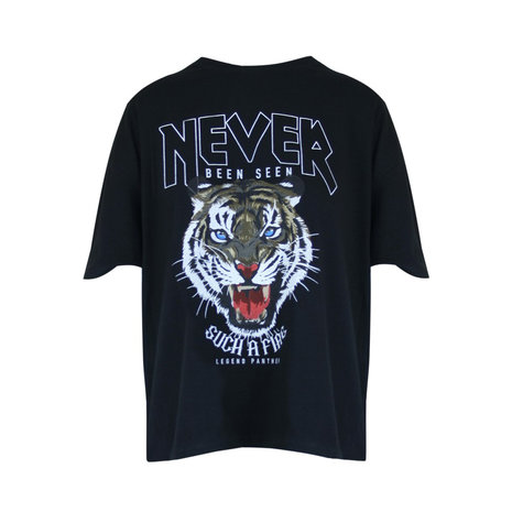 Oversized shirt Legend Panther|Zwart dames t-shirt