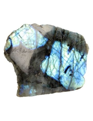 Labradorite slab half polished|A-quality|300-500grams