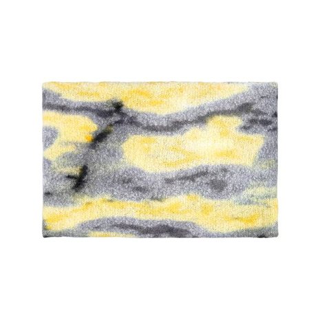 Langwerpige grijs gele dames sjaal Swirl|Tie dye|Omslagdoek|Extra zacht