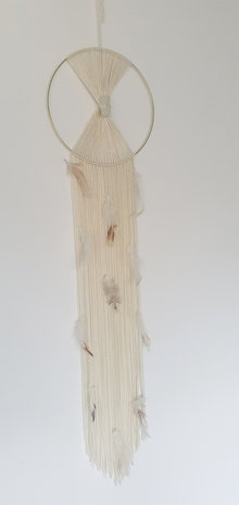 Dreamcatcher Lemuria|Lemurian Quartz Crystal|Handmade 25cm