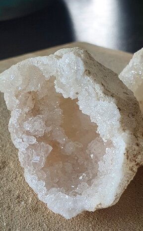 Bergkristal geode klein|Setje|Druzy kristal|3-5cm