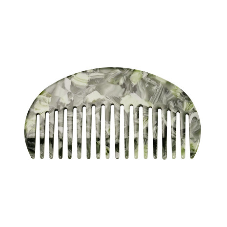 Hair comb green|Oval hair clip|Hair accessory