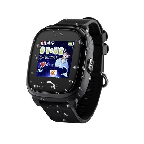 GPS Boss kinderhorloge tracker zwart waterproof