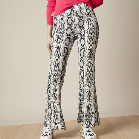 Musthave broek Wild Snake|Grijze broek|Slangenprint