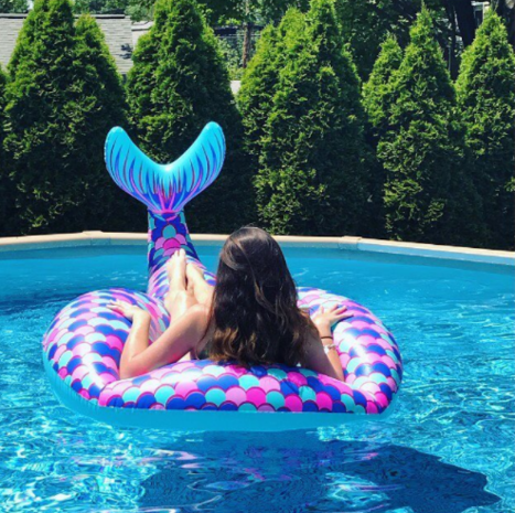 Inflatable Mermaid Love|Opblaasfiguur|zeemeermin|zwemband